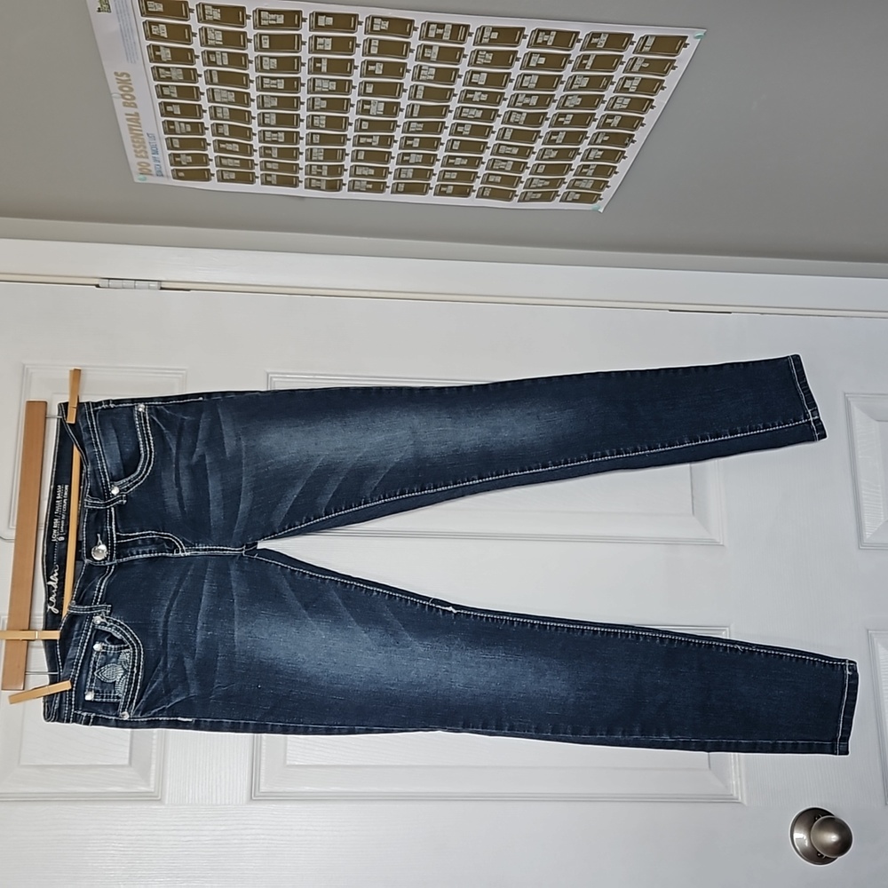 90s low rise bejeweled jeans